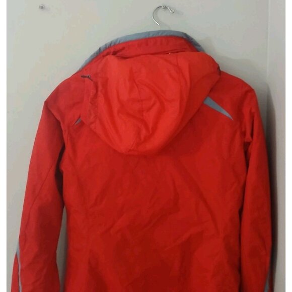 Columbia Interchange Jacket Size Medium Red Bugaboo Hood 3 in 1 Fleece Winter - Picture 10 of 12